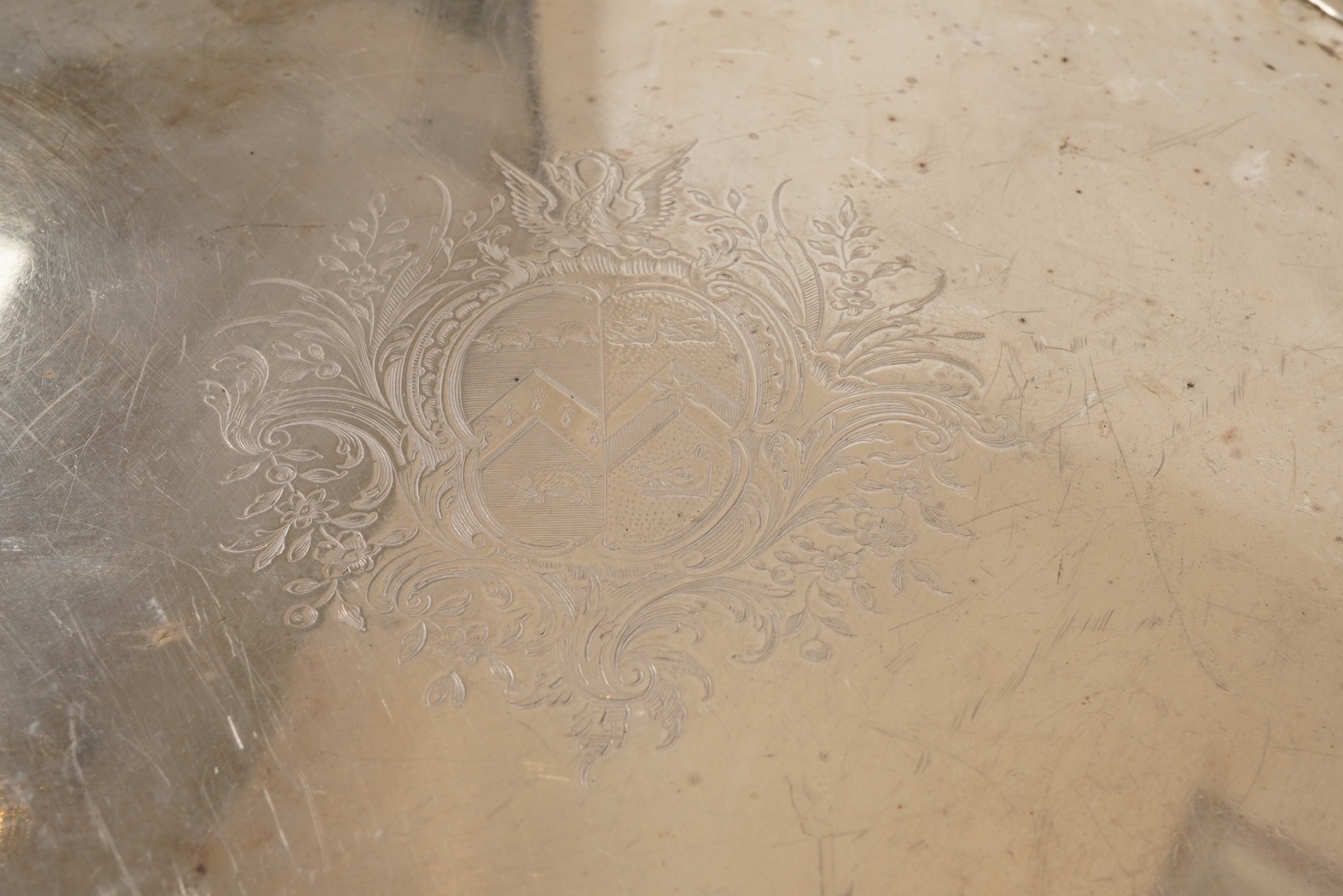 A George III silver salver by Richard Rugg